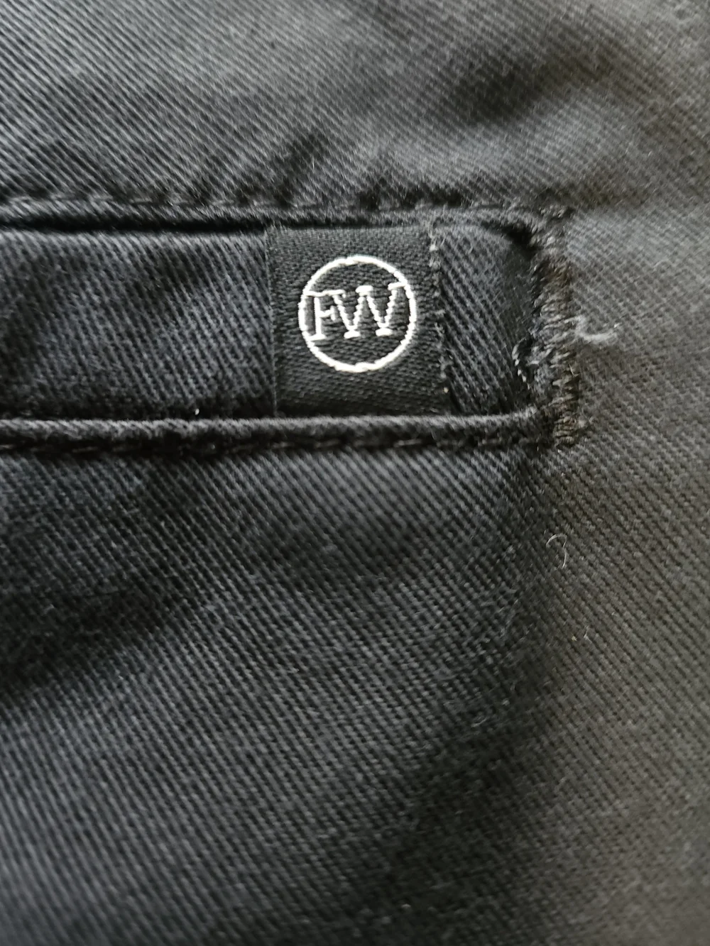Free World Men's Flat-Front Discord Relax Black Chino Shorts